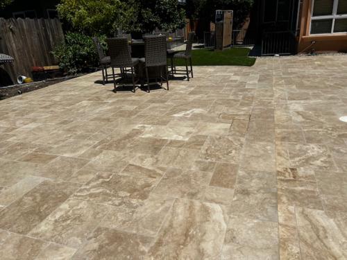 Slate Tile Patio