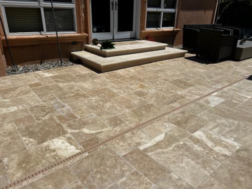 Slate Tile Patio